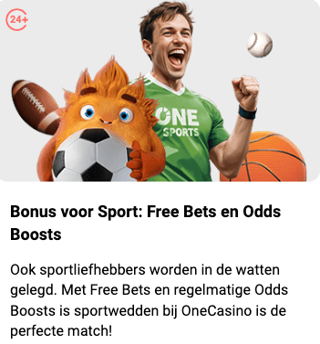 OneCasino sport bonussen Nederland